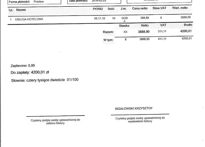 Pensjonat Rezydencja Parkowa